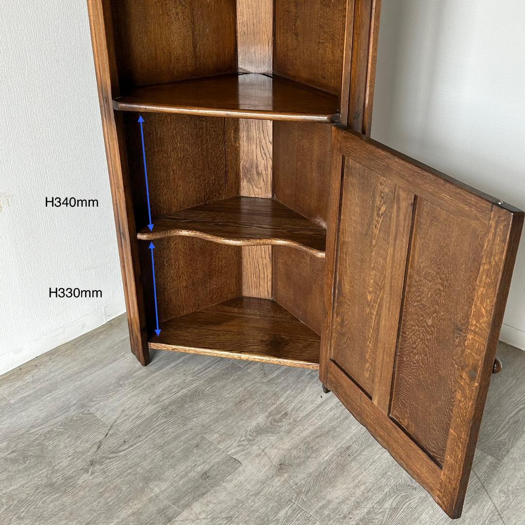 イギリス アンティーク　家具 コーナーキャビネット　1950年頃 510A