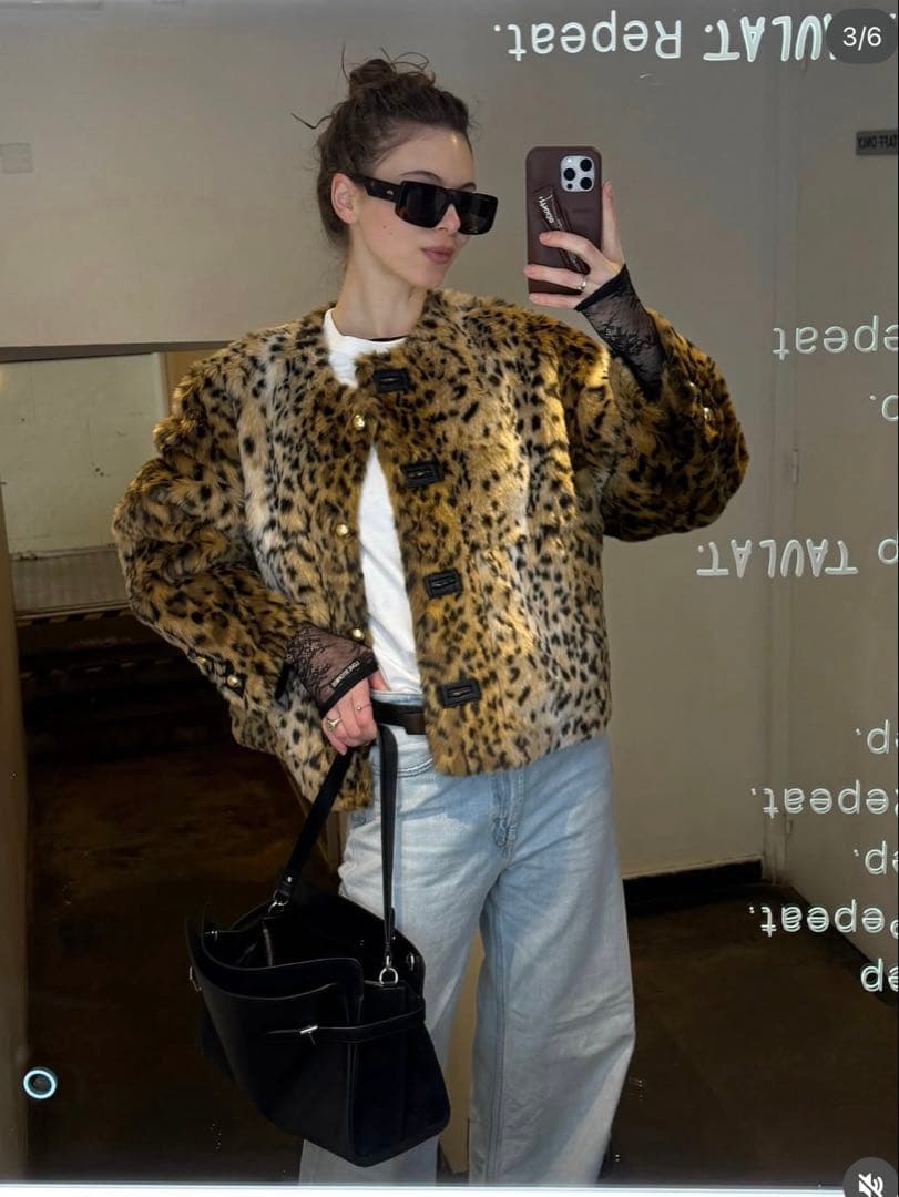 【新品未使用タグ付き】完売品 アニマル柄ZW COLLECTION ジャケット