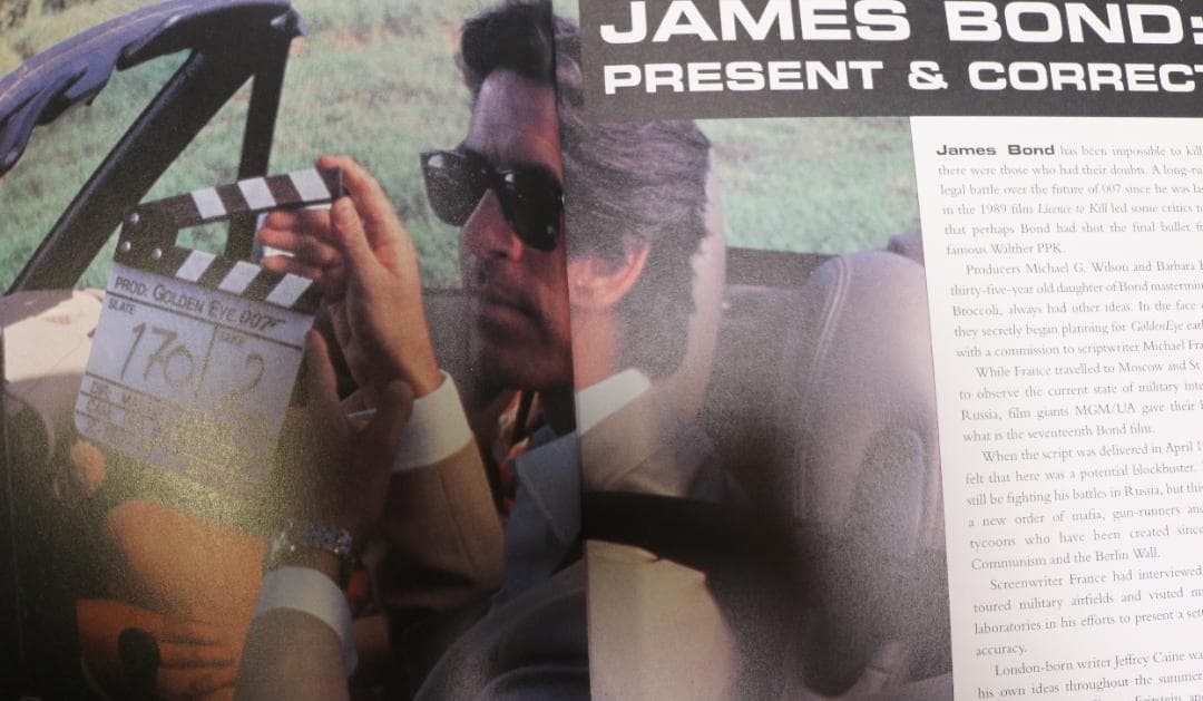 希少　洋書００７／ゴルデン・アイのメーキング本(ピアス・プロズナン版)　英語版