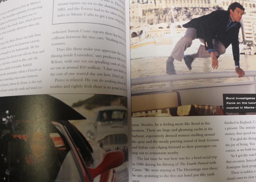 希少　洋書００７／ゴルデン・アイのメーキング本(ピアス・プロズナン版)　英語版