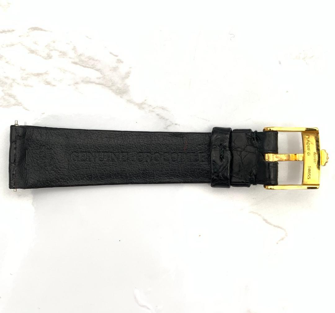 Rolex　ロレックス ブラック クロコダイルレザーベルト