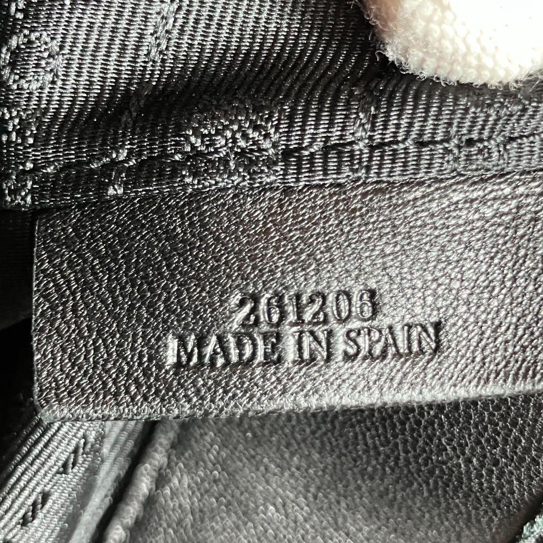 LOEWE ロエベ　トートバッグ　ビジネスバッグ　レザー　アナグラム　ブラック