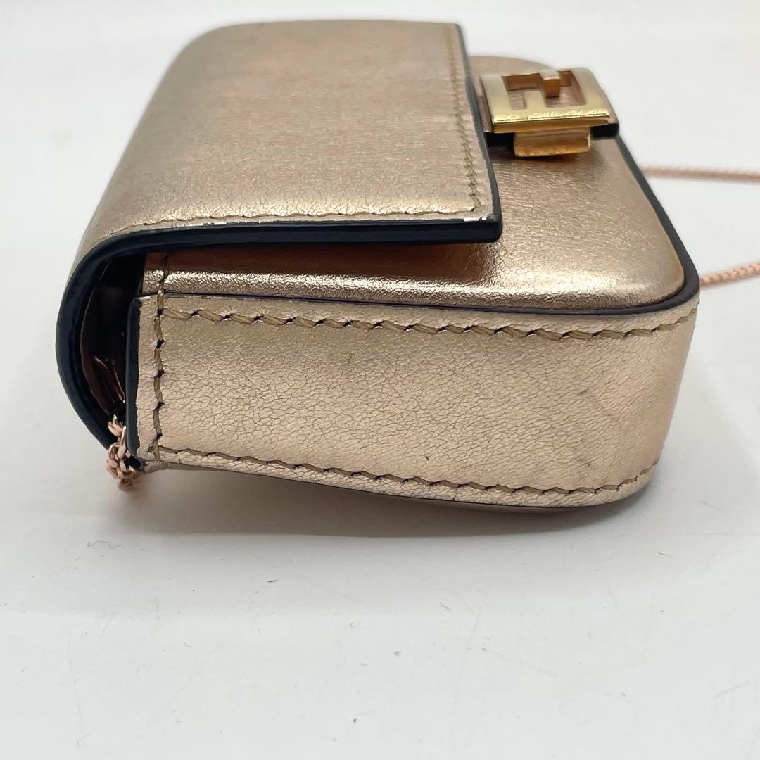 フェンディ　マンマバケット　チェーンショルダー　マイクロ　ミニ