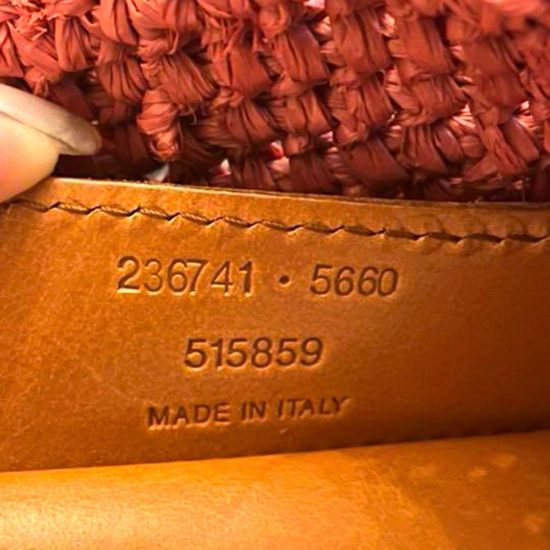 バレンシアガ　正規品　カゴバッグ　ラフィア