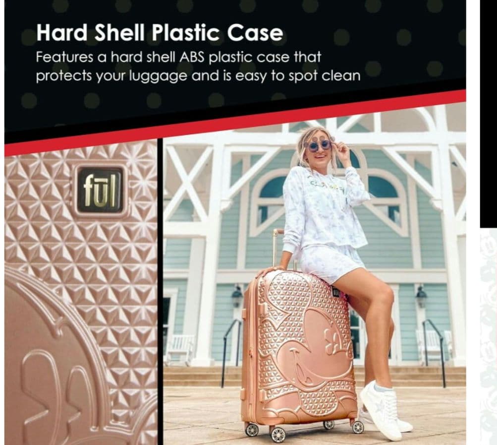 FUL スーツケース ディズニー ミッキーマウス25インチ