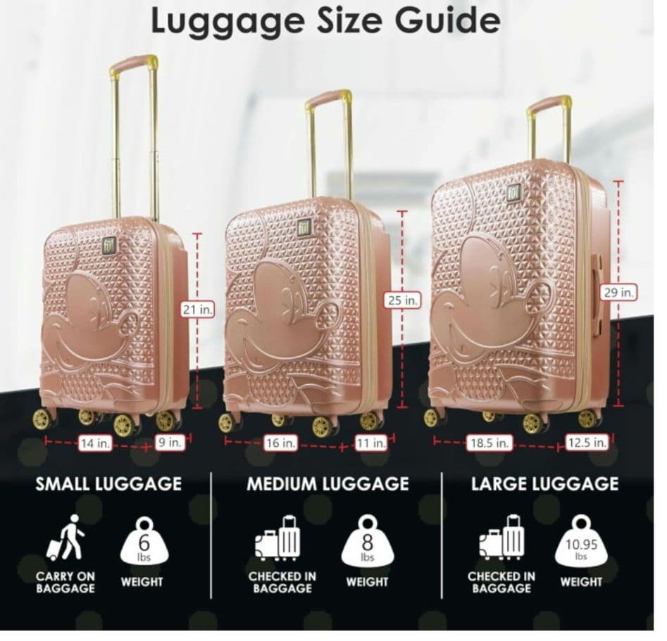 FUL スーツケース ディズニー ミッキーマウス25インチ