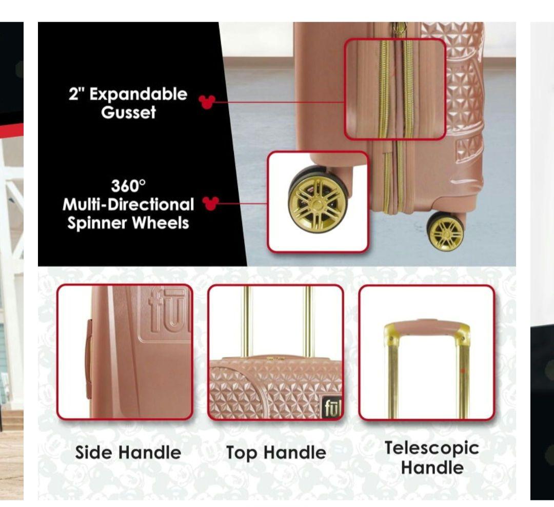 FUL スーツケース ディズニー ミッキーマウス25インチ