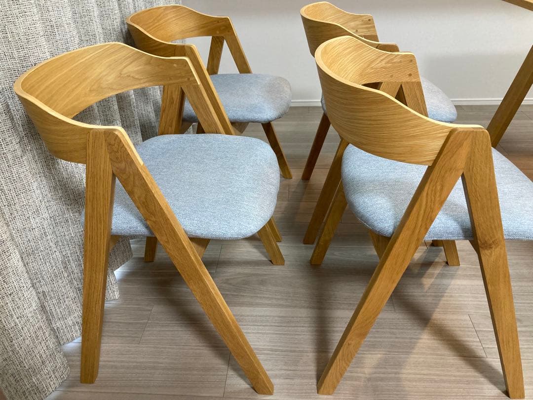 unico ELEMT(エレムト) ダイニング5点セット【チェア②】