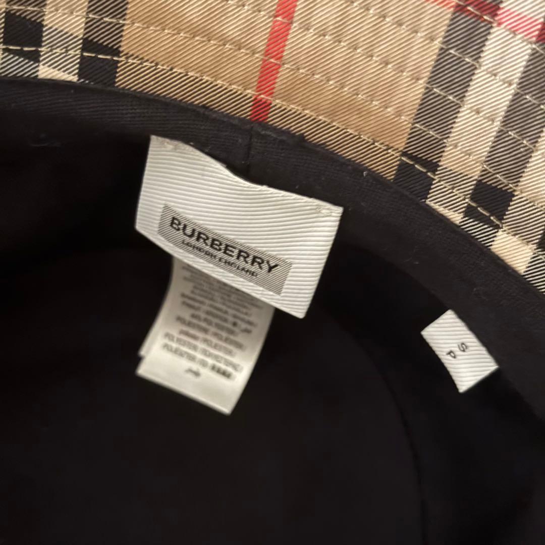 BURBERRY チェック柄 バケットハット Sサイズ