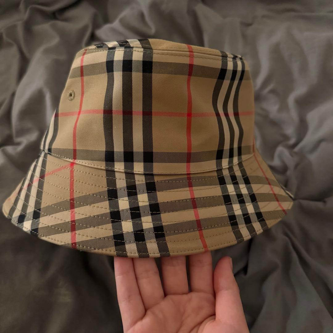 BURBERRY チェック柄 バケットハット Sサイズ