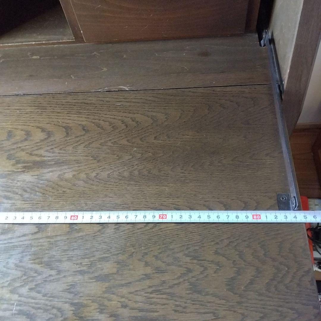 神戸家具　ライティングビューロー 木製机 引き出し付き