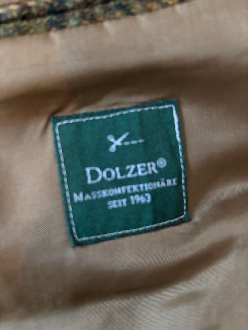 【美品】ハリスツイード ブレザー エルボーパッチ ガンクラブチェック くるみ釦