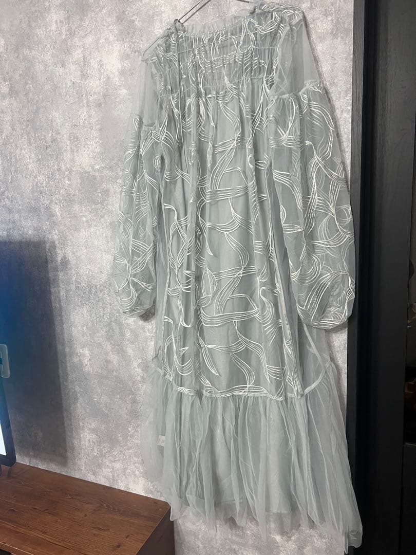 ＊美品＊ niana リボンエンブロイダリーレイヤードドレス