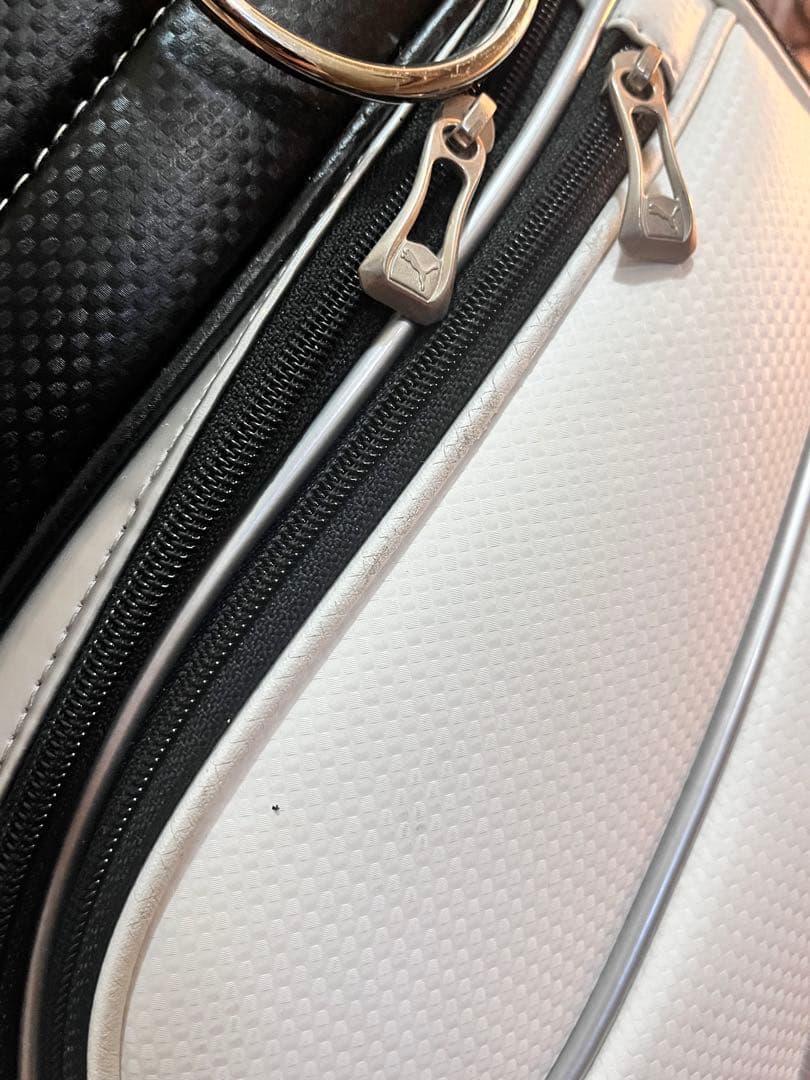 y.09019831212　Puma ゴルフバッグ ホワイト/ブラック