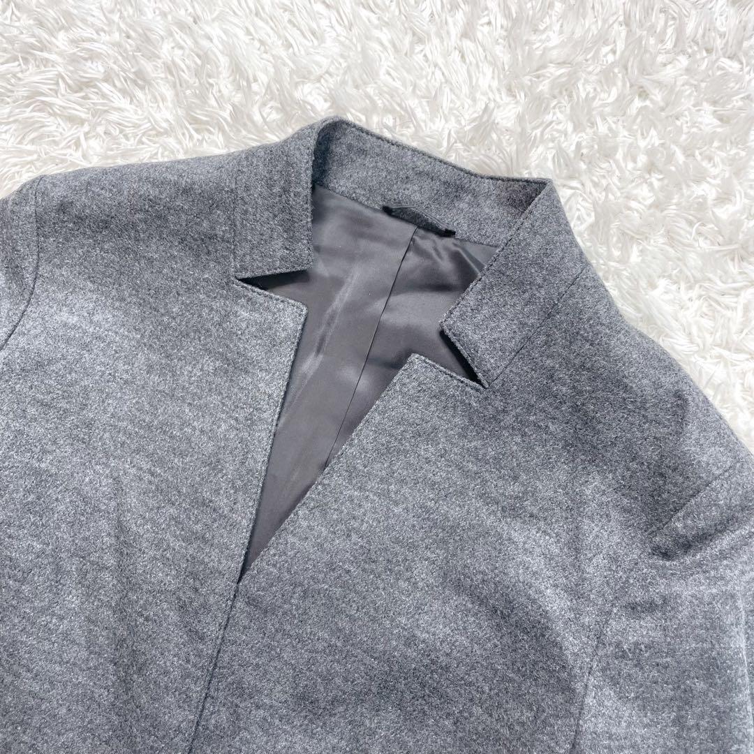 美品✨ アナイ ノーカラー ウール ジャケット 日本製
