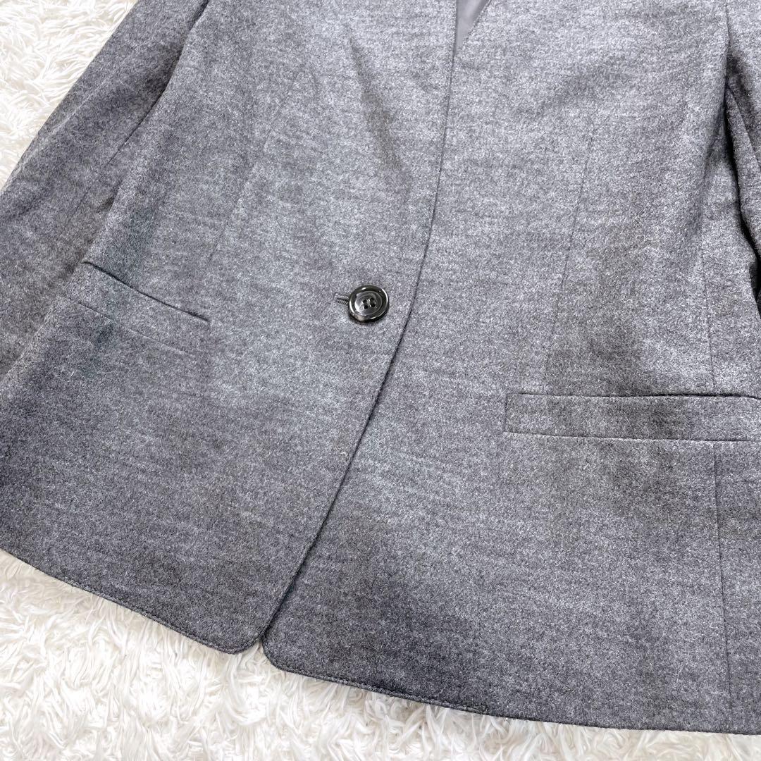 美品✨ アナイ ノーカラー ウール ジャケット 日本製