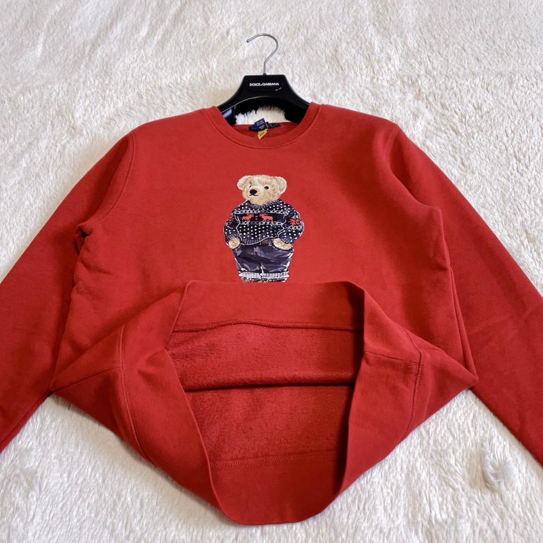 美品 現行モデル ポロラルフローレン ウインタースタイル ポロベア スウェット