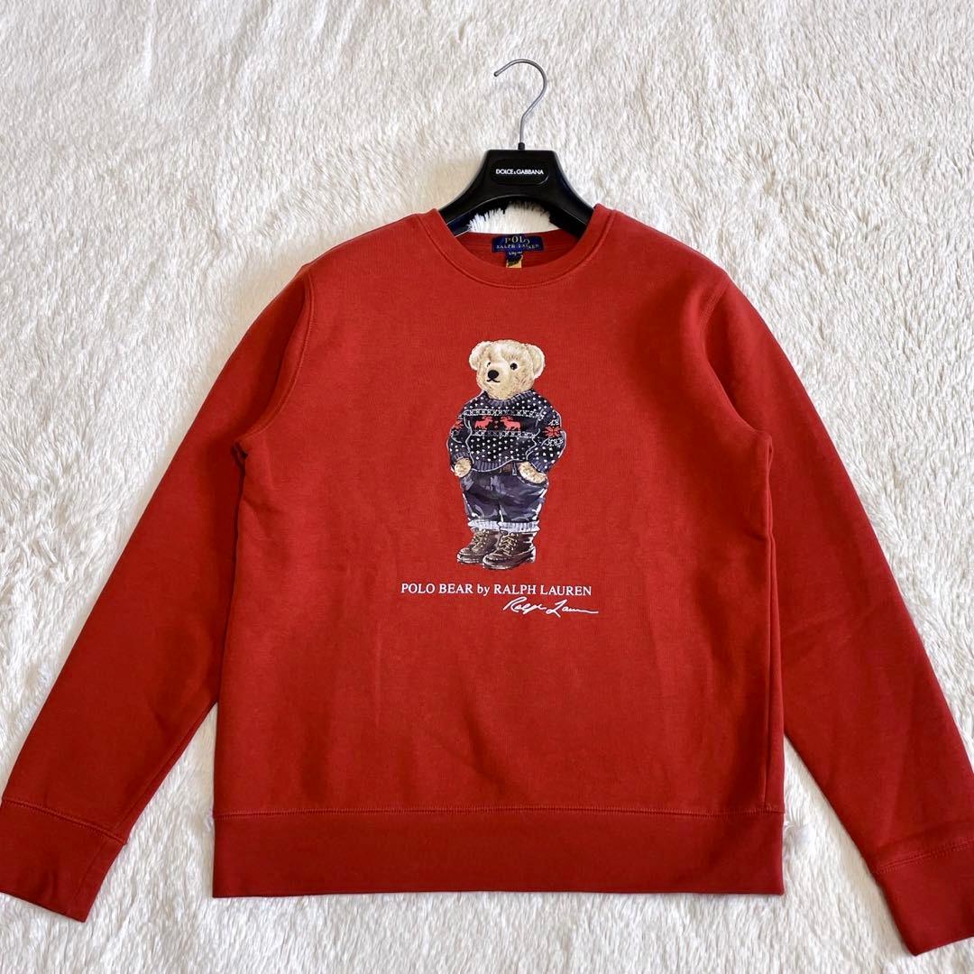 美品 現行モデル ポロラルフローレン ウインタースタイル ポロベア スウェット