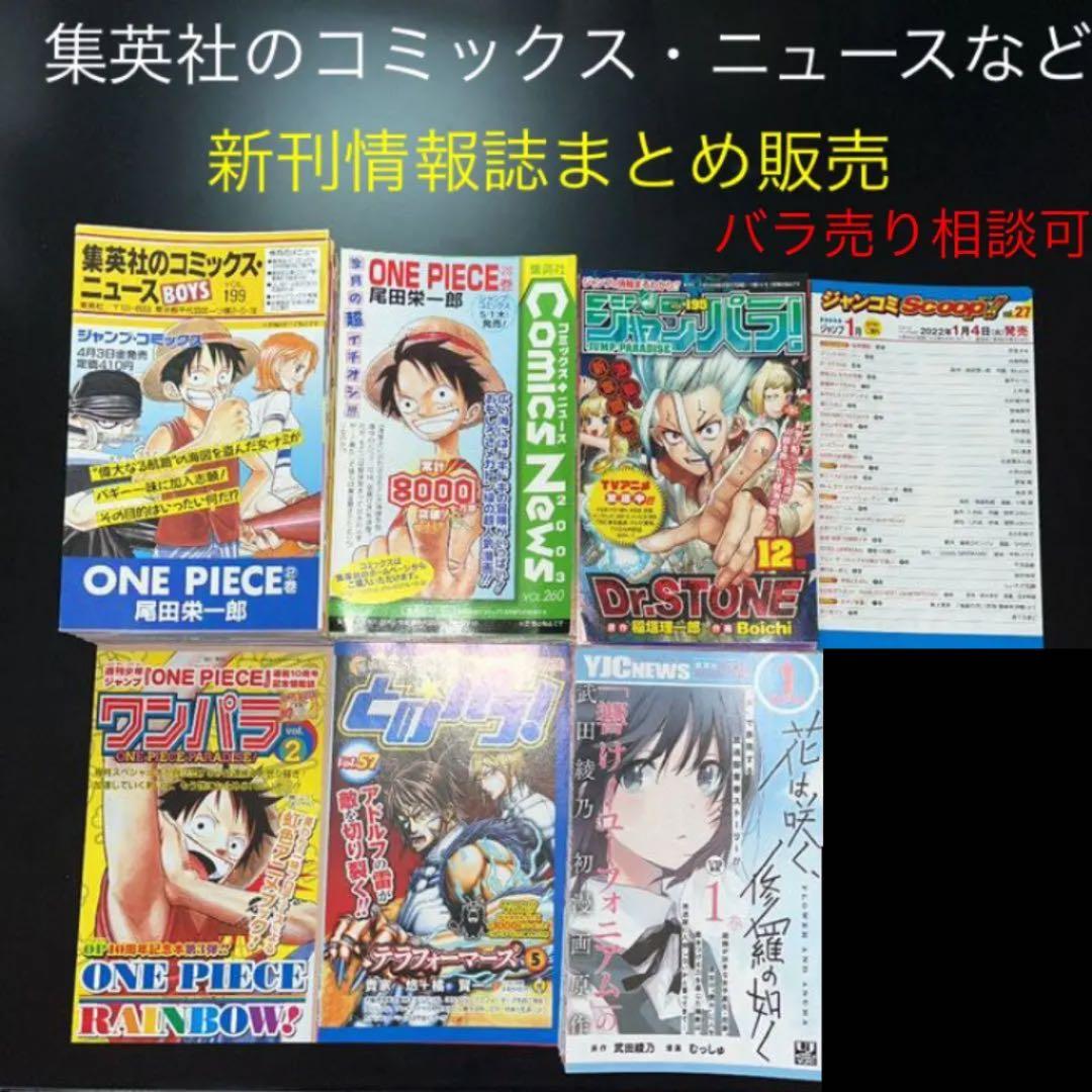 【✨集英社のコミックス・ニュースなど✨】★1992年〜最近の冊子 新刊案内★