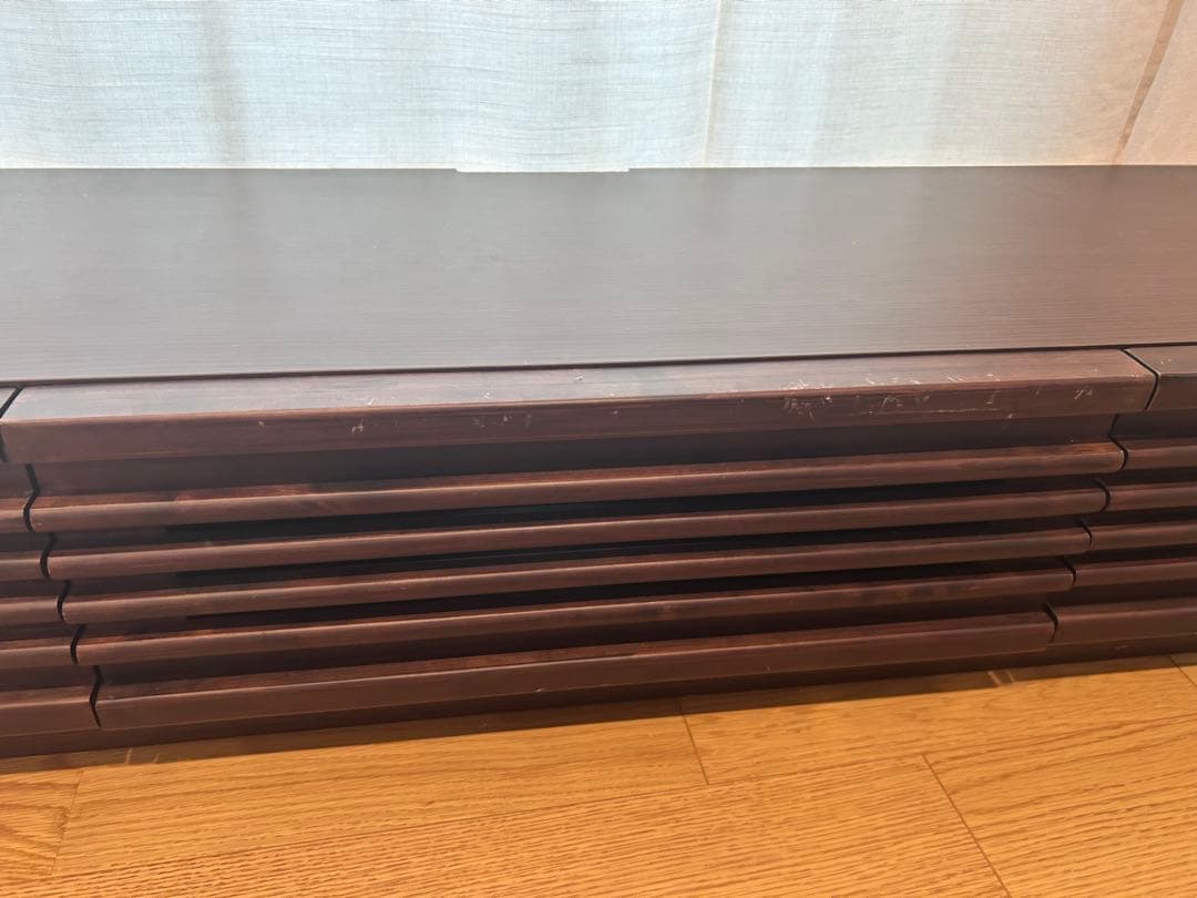 【値下げ】タンスのゲン　テレビ台　180 ダークブラウン テレビ台 引き出し付き