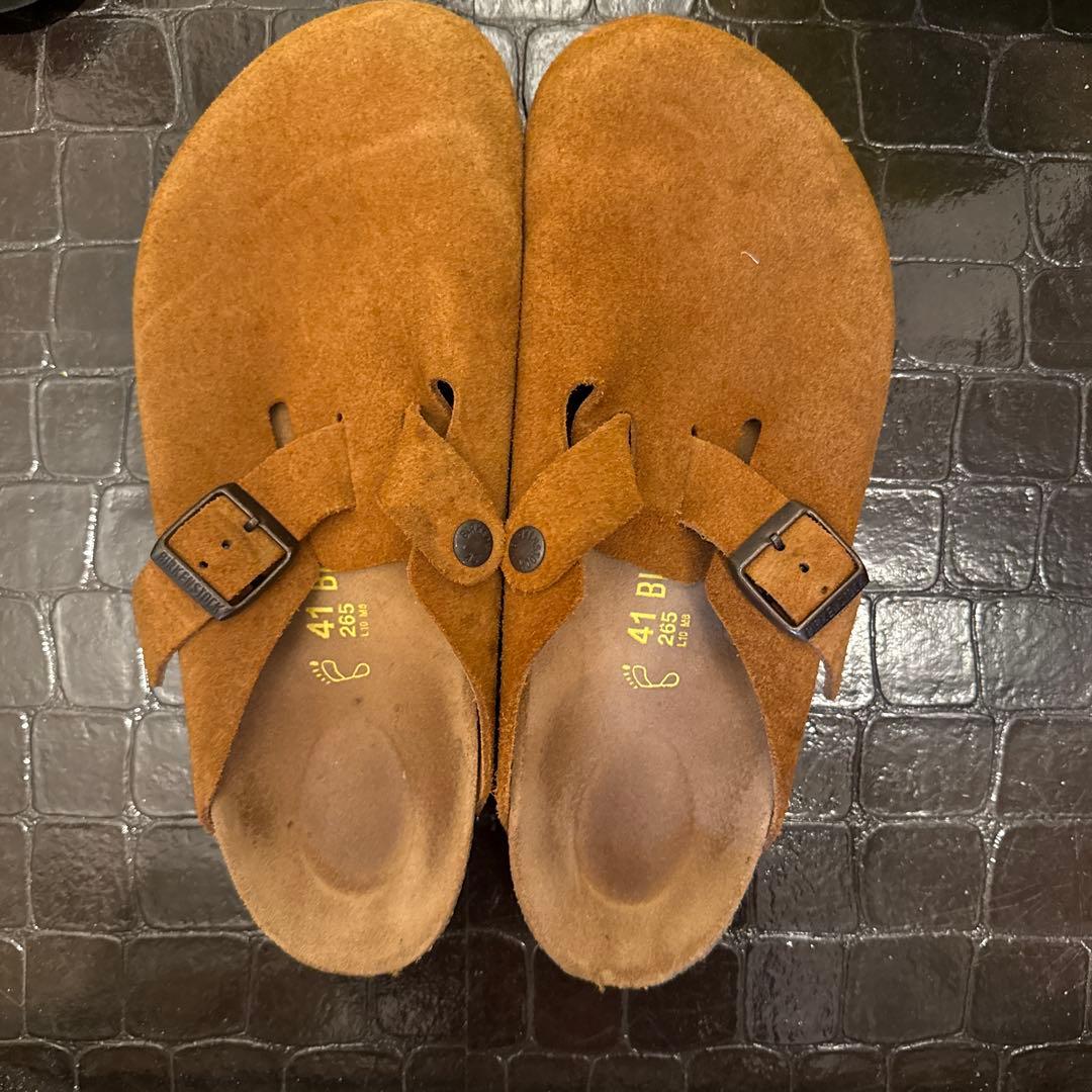 美品　ビルケンシュトック　ボストンスエード