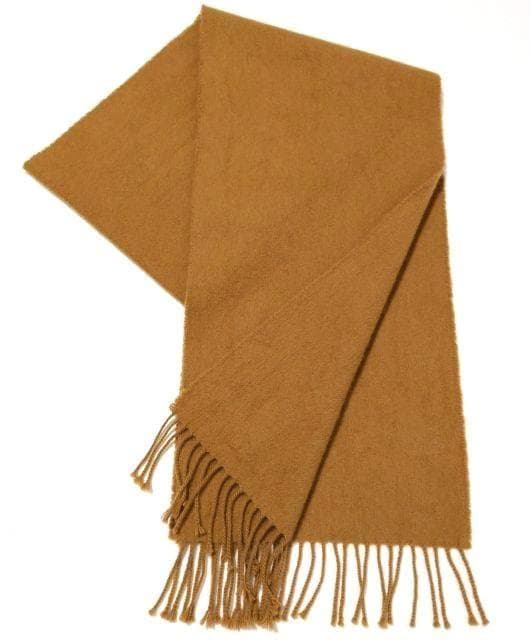 美品★ジョンストンズ★カシミヤ マフラー キャメル