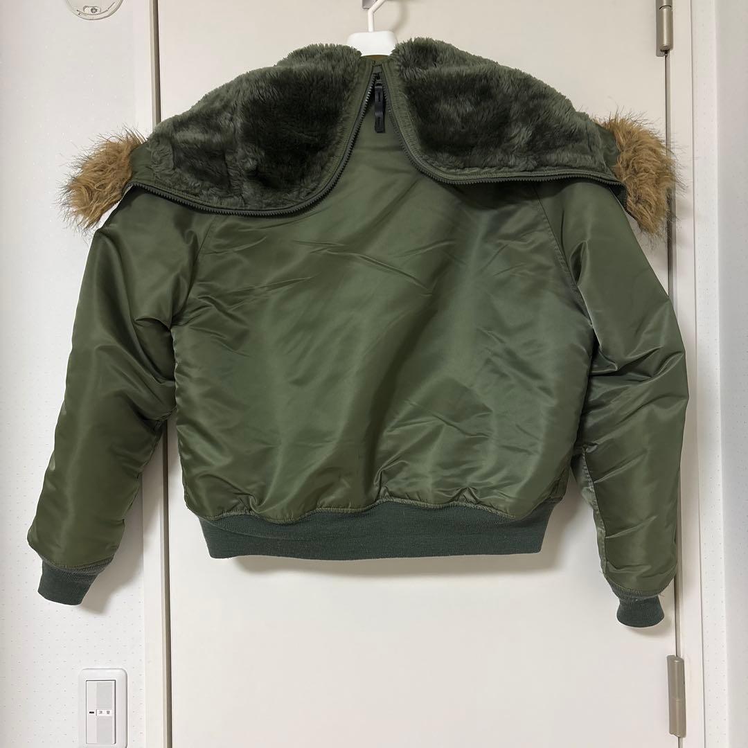 ALPHA INDUSTRIES N-2B ジャケット L USA系カーキ