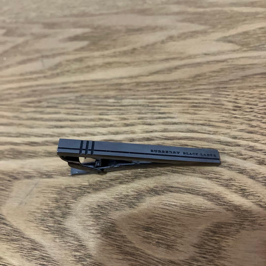 【人気】BURBERRY BLACK LABEL ネクタイピン タイピン 黒