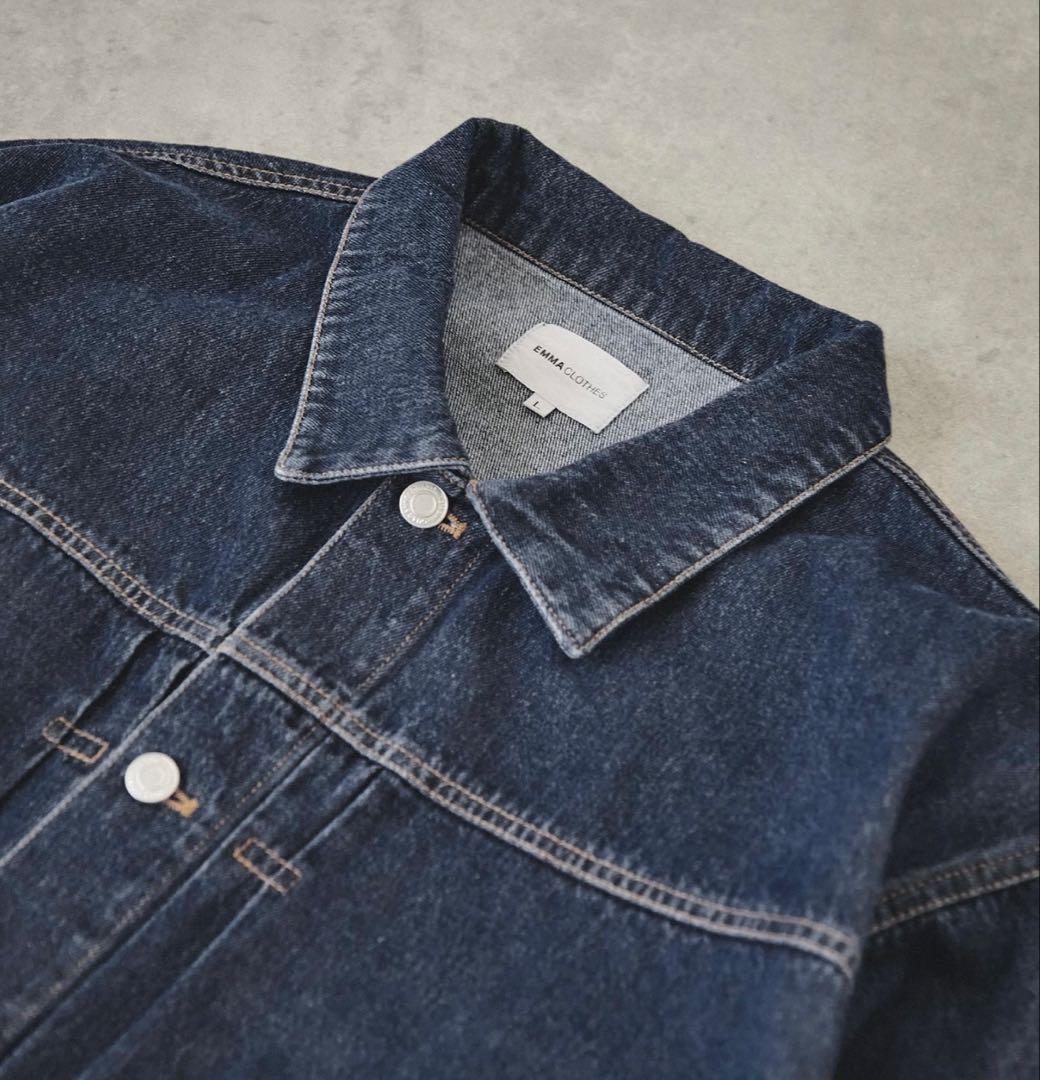 【セットアップ】オーバーサイズデニムジャケット＆ワイドストレートデニムパンツ