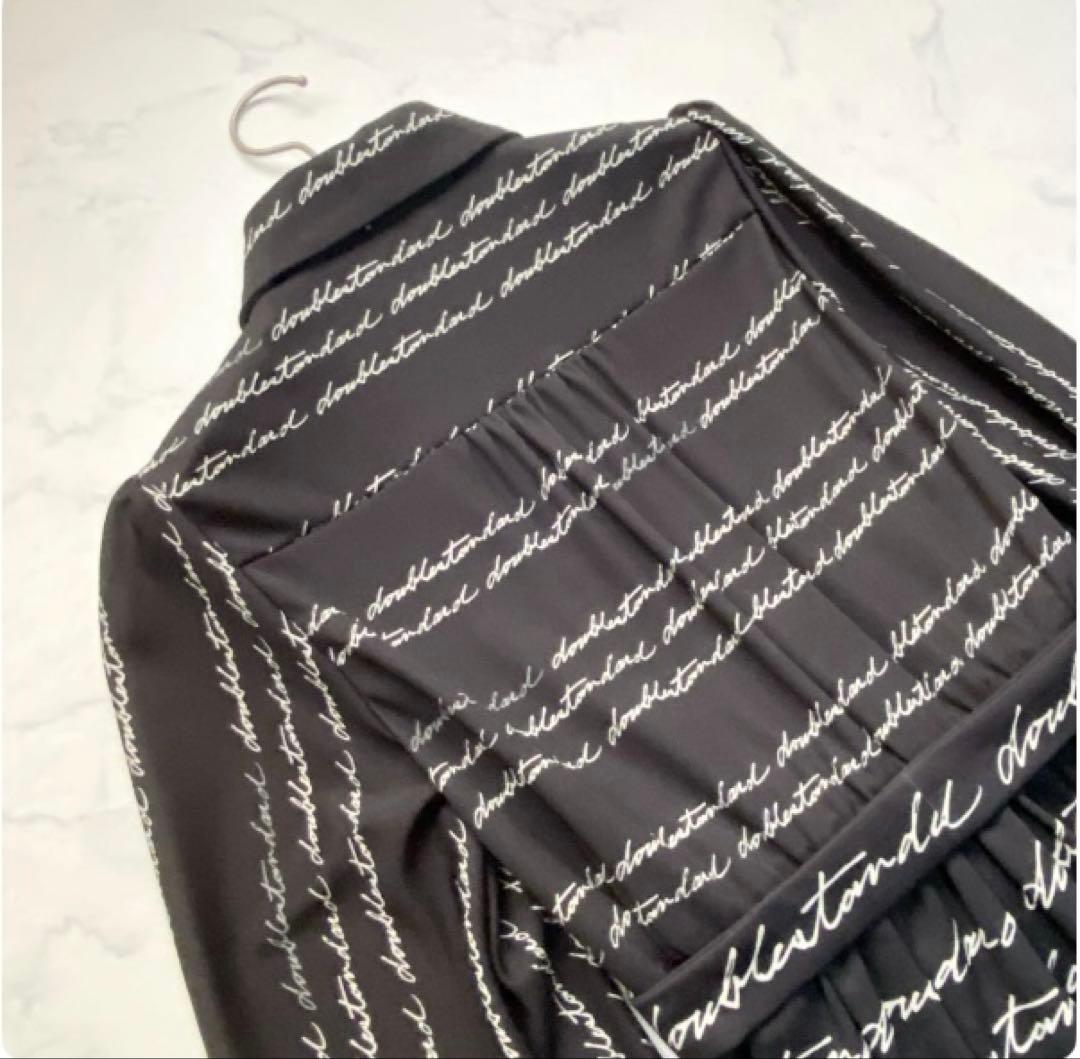 ダブルスタンダードクロージング レタードプリントロングワンピース 36