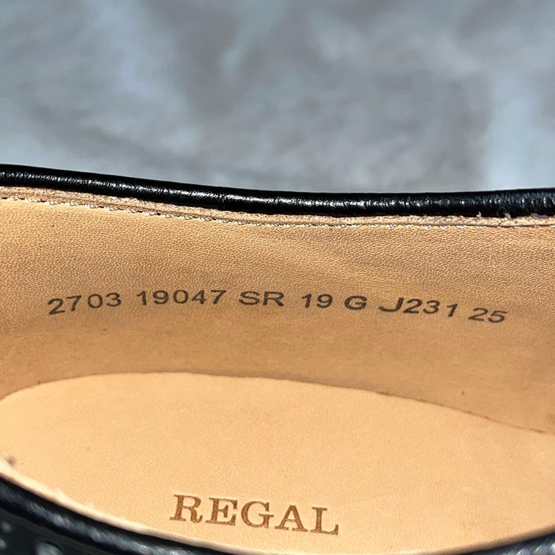 未使用級✨REGAL リーガル ビジネスシューズ ウィングチップ ブラック
