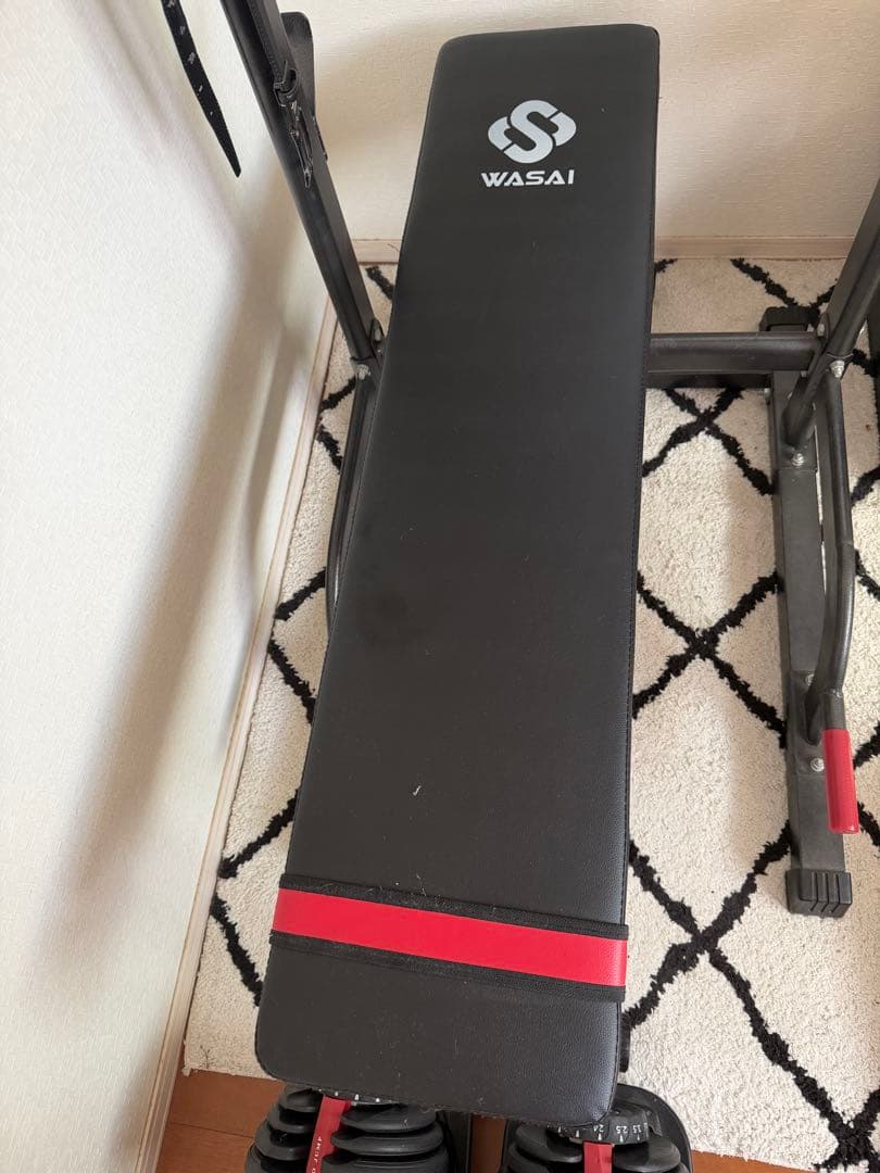 WASAI 多機能トレーニングベンチとダンベルセット
