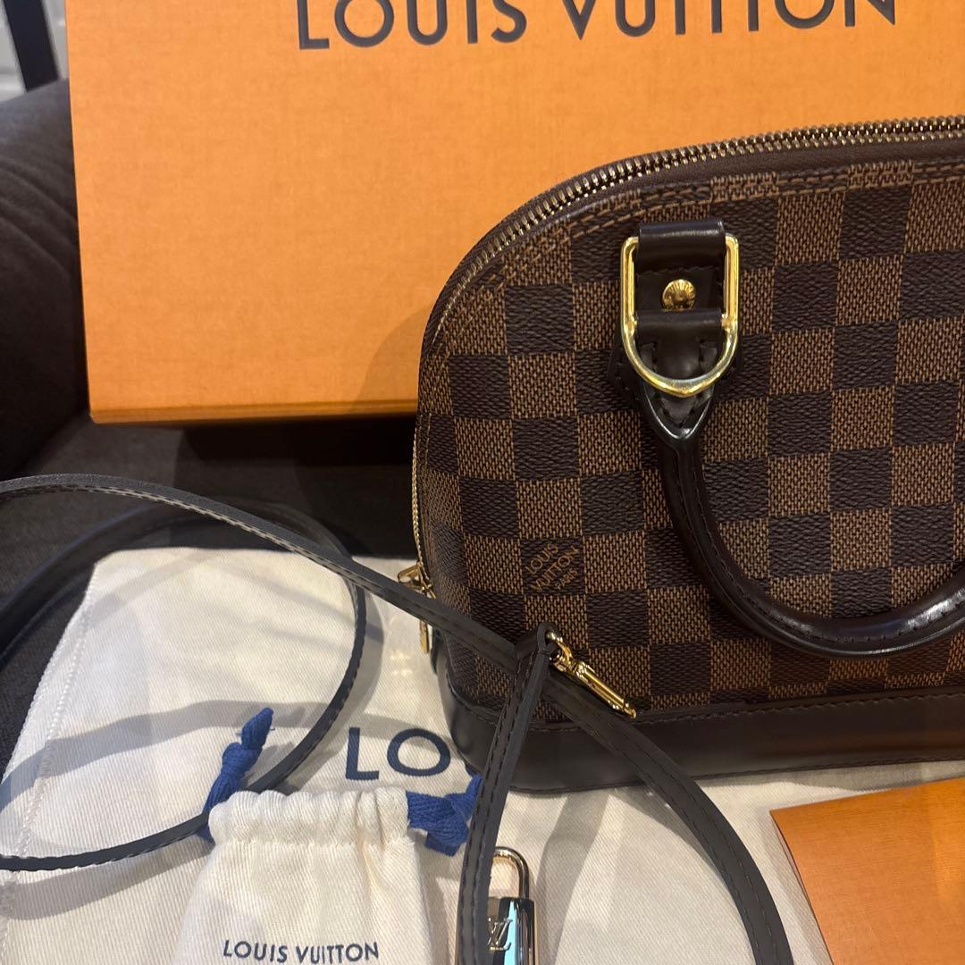 LOUIS VUITTON ダミエショルダーバッグアルマB B
