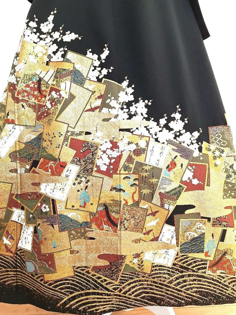 着物リメイクワンピース3649