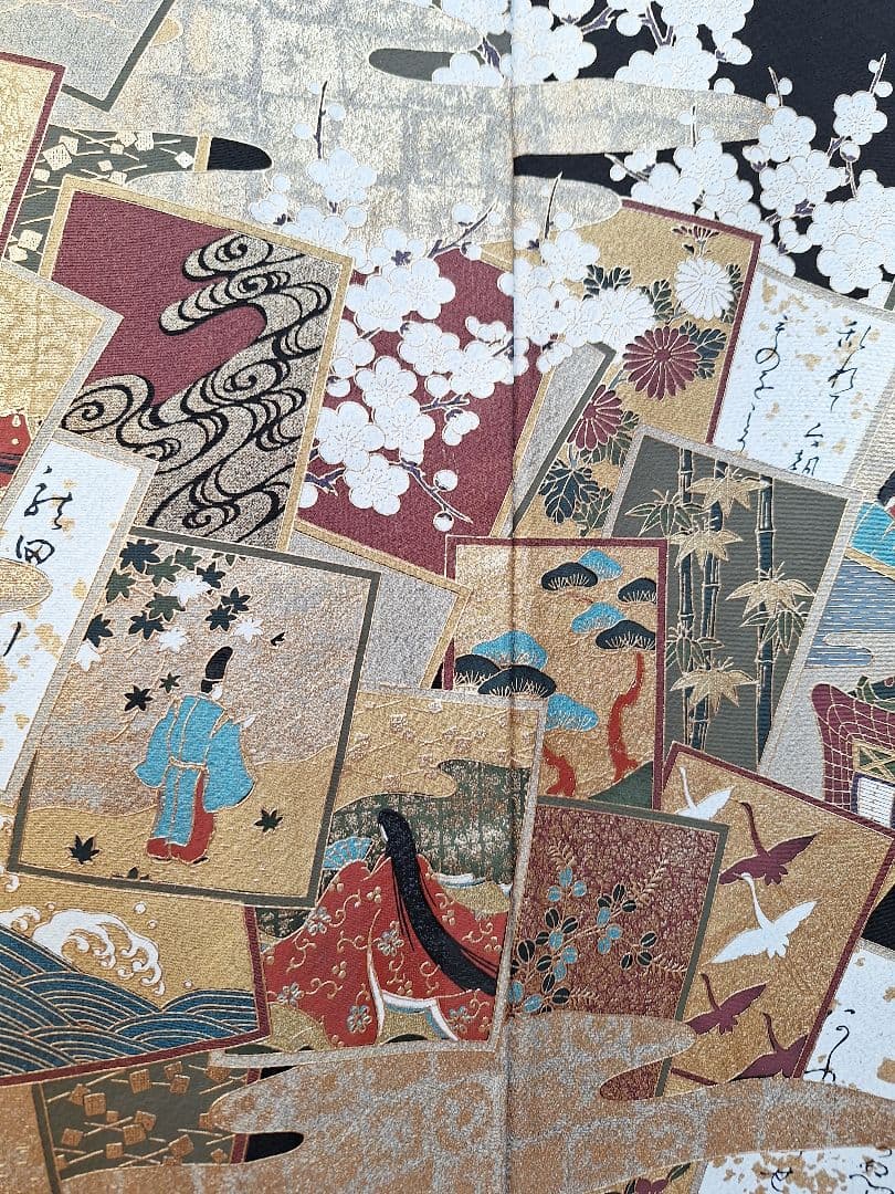 着物リメイクワンピース3649