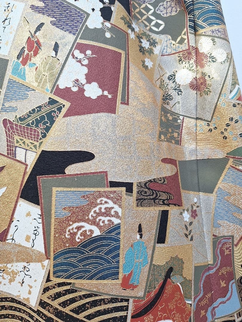 着物リメイクワンピース3649