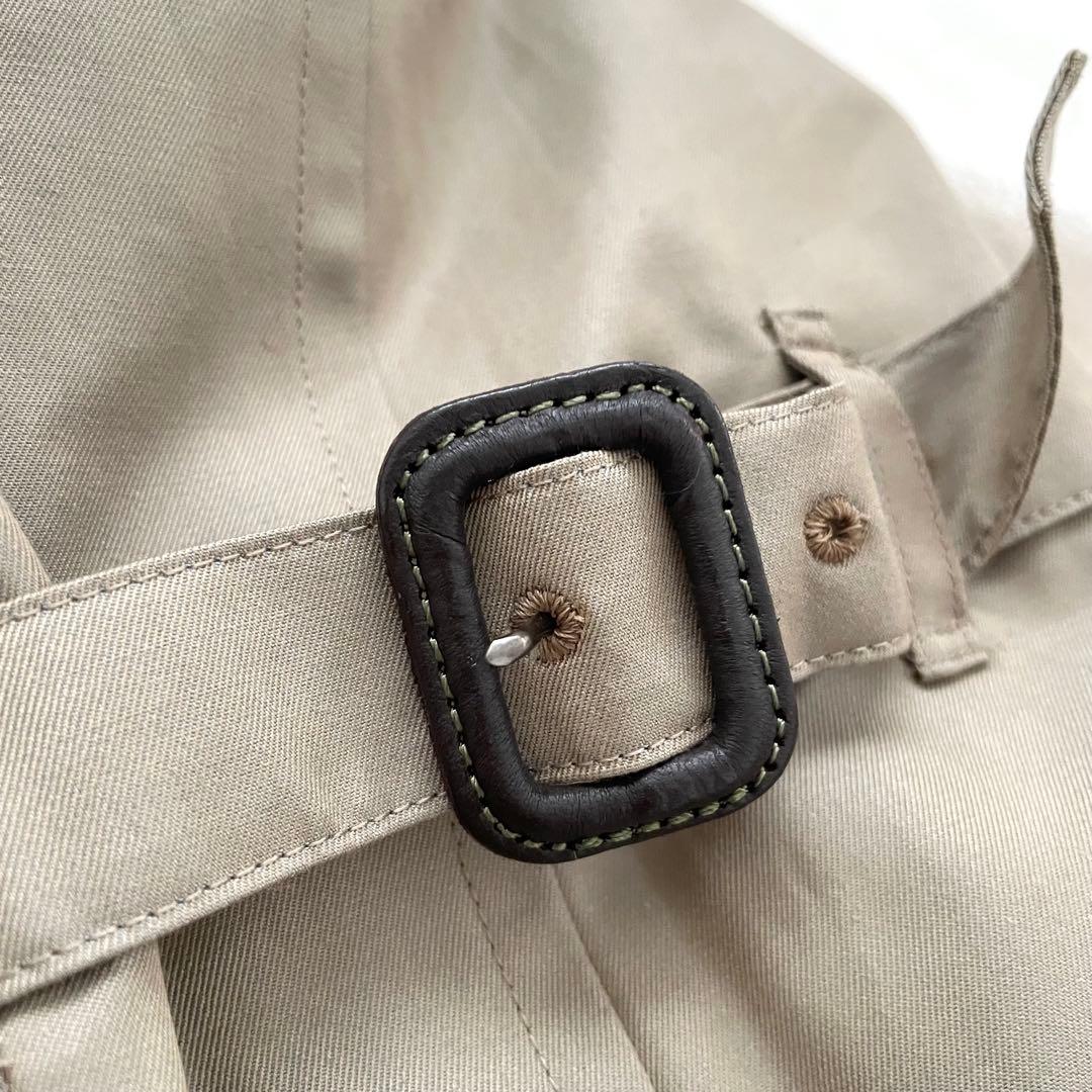 美品 DAKS ハウスチェック ロングトレンチコート ライナー 11AB 玉虫色