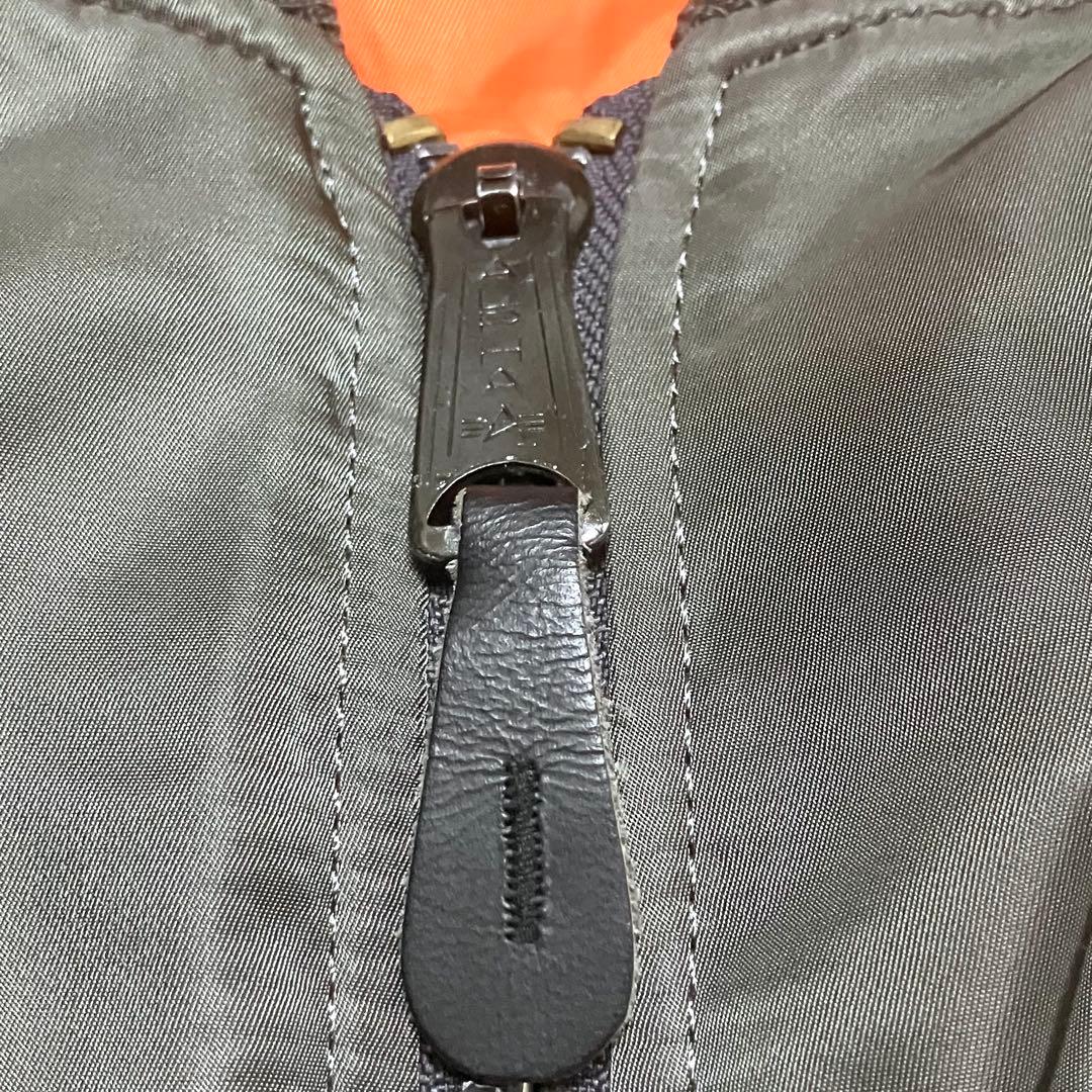 【千 】ALPHA INDUSTRIES MA-1 フライトジャケット Ｌ