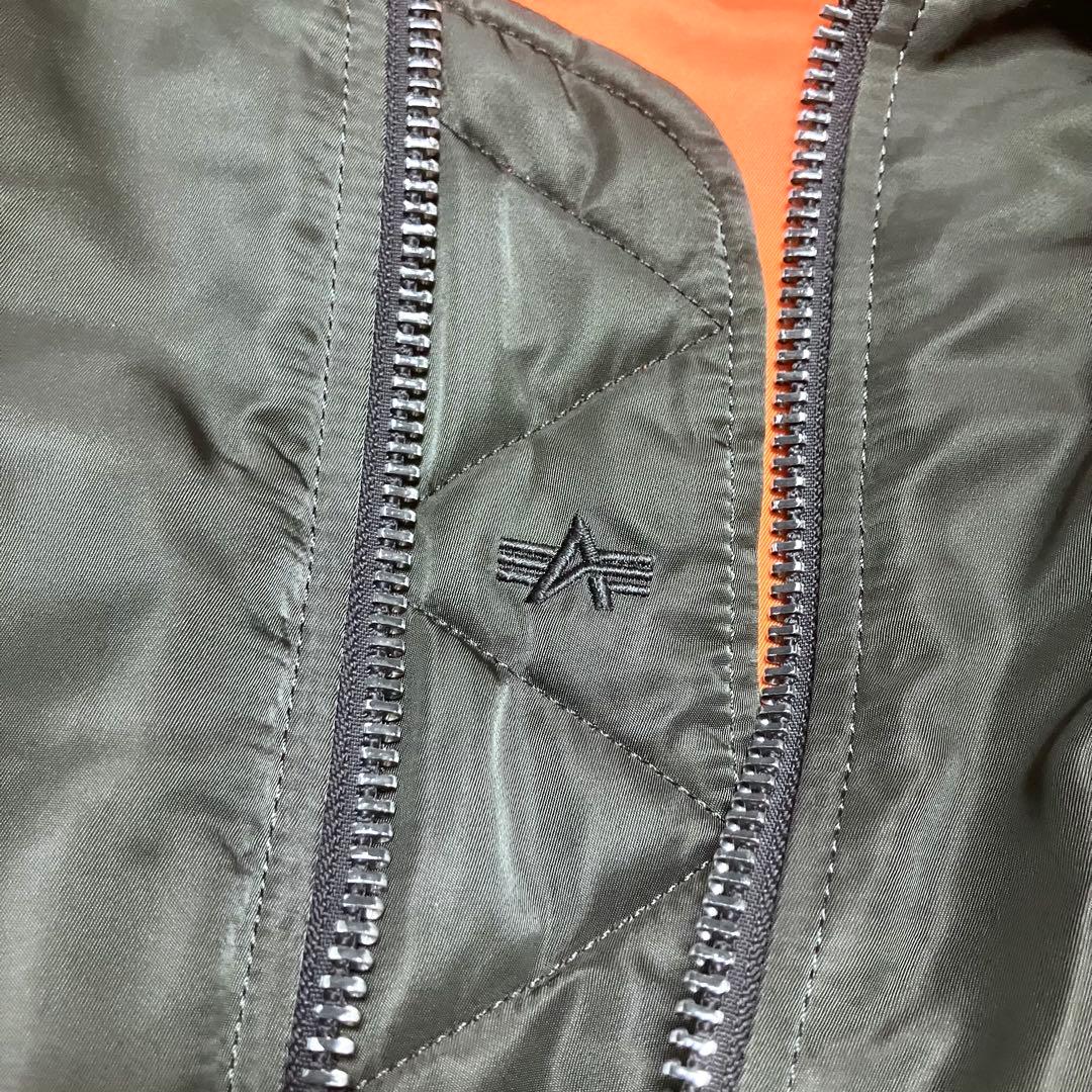 【千 】ALPHA INDUSTRIES MA-1 フライトジャケット Ｌ