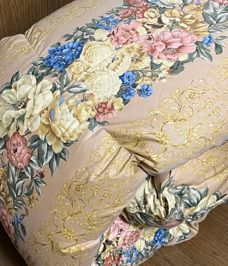 日本製高級羽毛布団　ダワン93% フェザー7%詰物1.4キロ　ふとん側綿100%