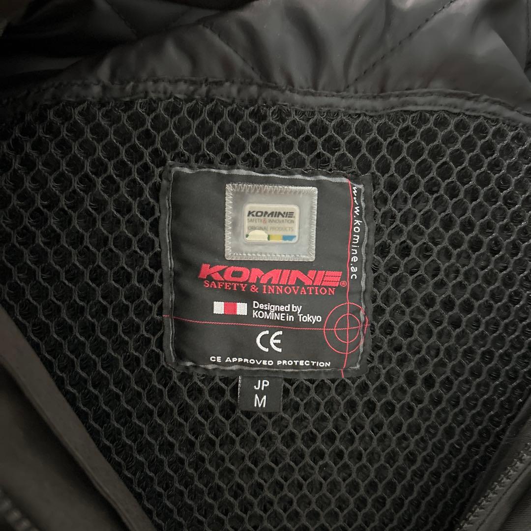 コミネ(KOMINE) ウィンタージャケット M Black 春秋冬　バイク