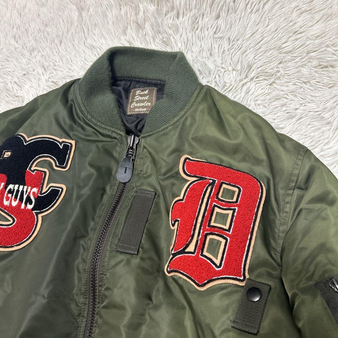 Back Street Crawler 刺繍ワッペンMA-1 フライトジャケット