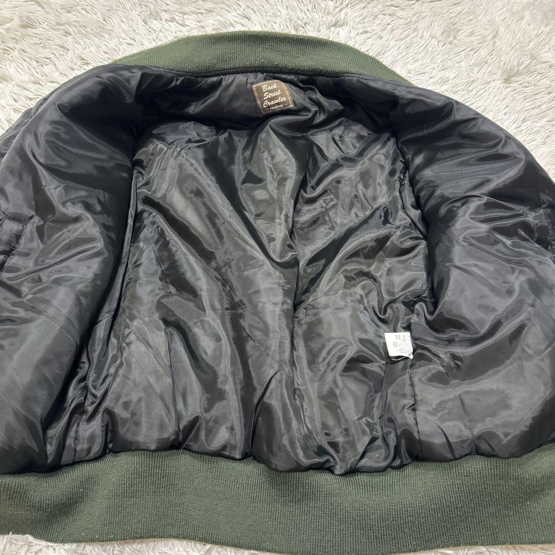 Back Street Crawler 刺繍ワッペンMA-1 フライトジャケット