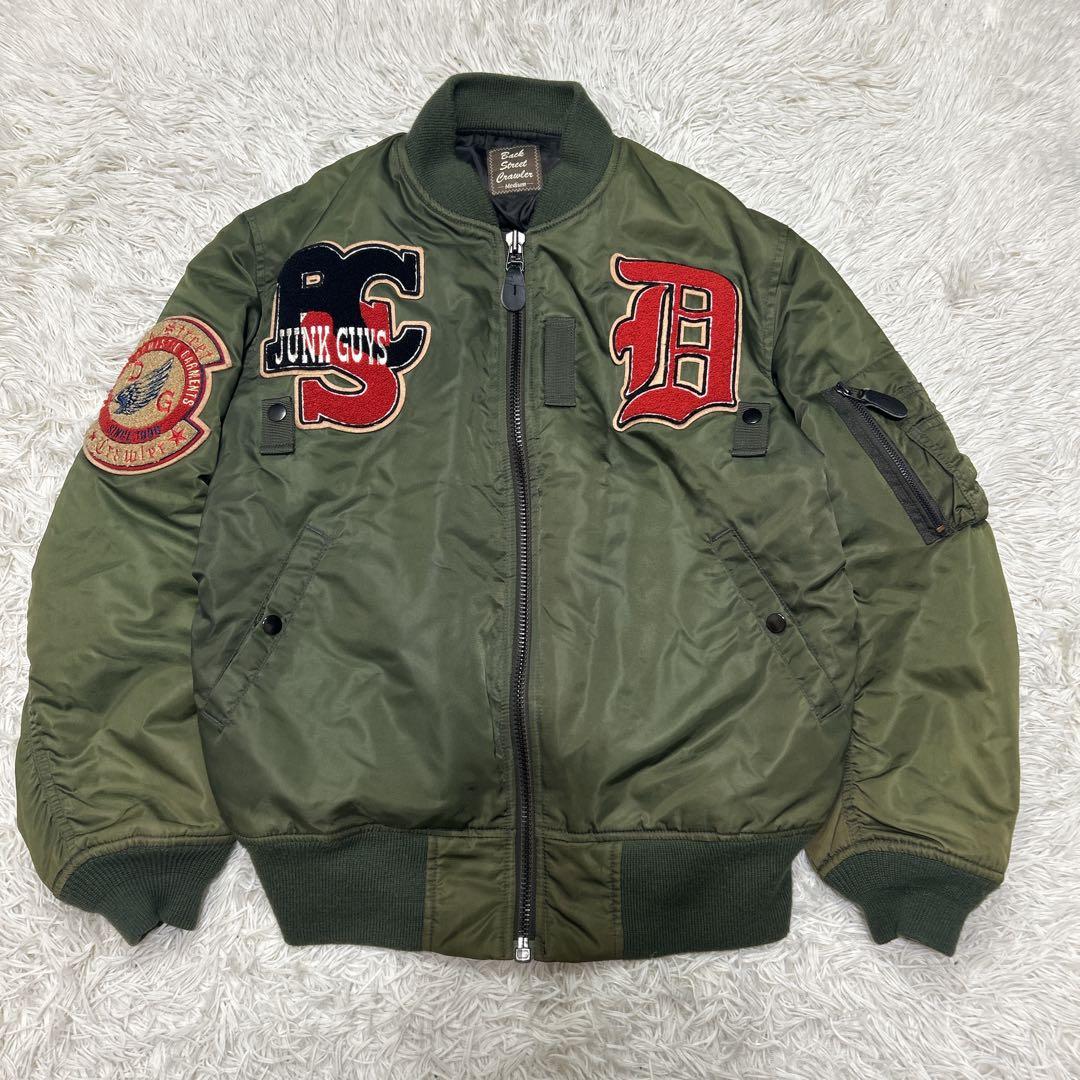 Back Street Crawler 刺繍ワッペンMA-1 フライトジャケット