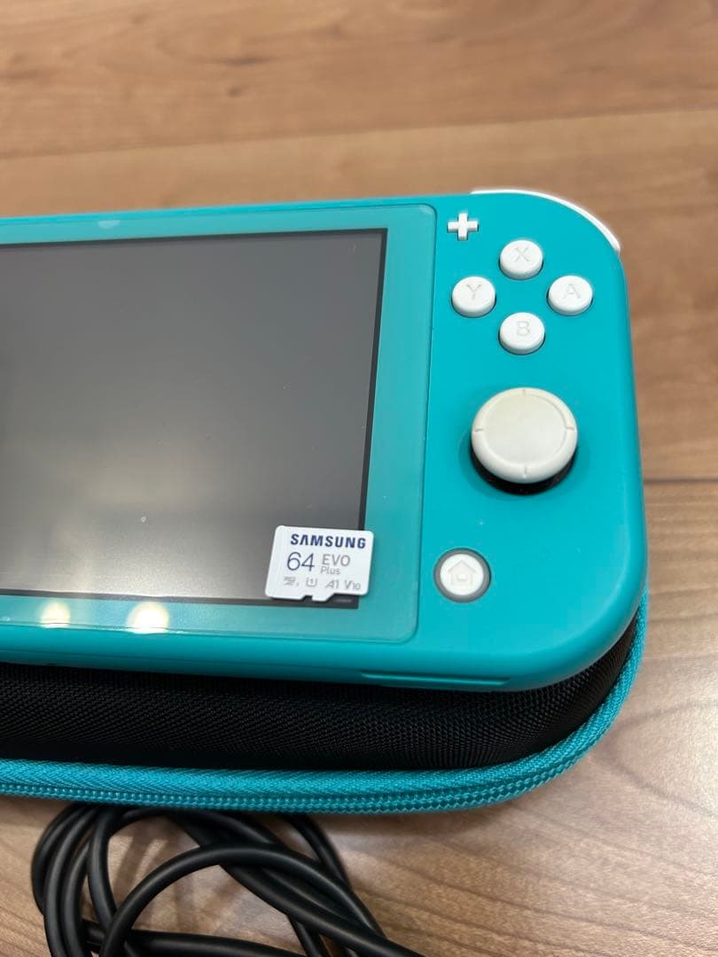 Nintendo Switch Lite ターコイズ本体　SD64、ケース、付き