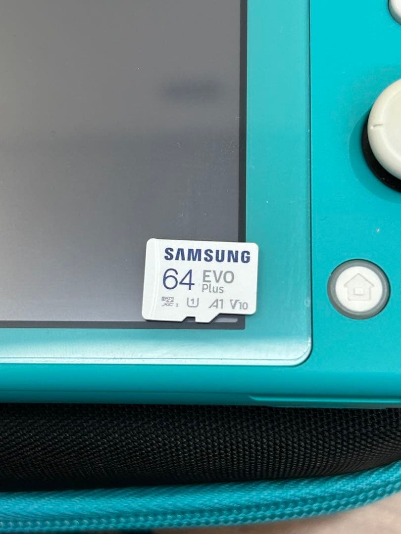 Nintendo Switch Lite ターコイズ本体　SD64、ケース、付き
