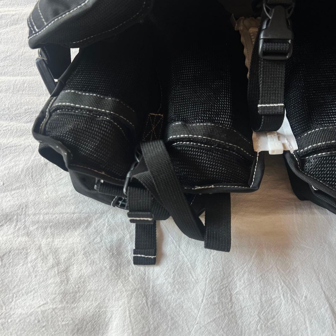 【美品】RBB タイドゲームベスト ジャケット　ブラック ホワイト