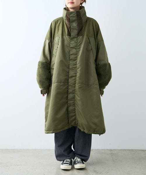 美品 etsinta エシンタ モンスター中綿オーバーコート M