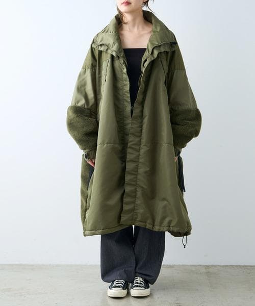 美品 etsinta エシンタ モンスター中綿オーバーコート M