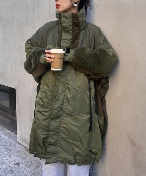 美品 etsinta エシンタ モンスター中綿オーバーコート M